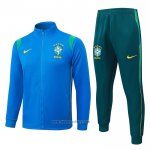 Jacket Tracksuit Brazil Kids 2026-2027 Blue