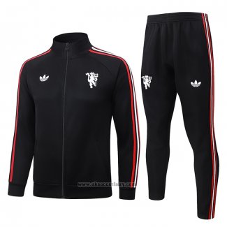 Jacket Tracksuit Manchester United Kids 2026-2027 Black