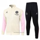 Jacket Tracksuit Paris Saint-Germain Jordan Kids 2024-2025 Yellow