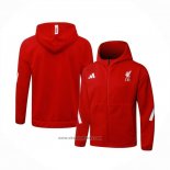 Jacket With Hood Liverpool 2025-2026 Red