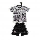 Japan Anime Shirt Kids 2024-2025 Grey