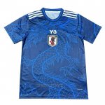 Japan Y-3 Dragon Shirt 2024-2025 Blue