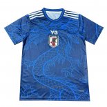 Japan Y-3 Dragon Shirt 2024-2025 Blue