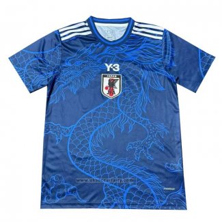 Japan Y-3 Dragon Shirt 2024-2025 Blue