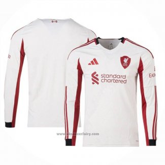 Liverpool Away Shirt Long Sleeve 2025-2026