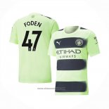 Manchester City Player Foden Third Shirt 2022-2023