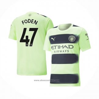 Manchester City Player Foden Third Shirt 2022-2023