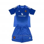 Manchester United Goalkeeper Shirt Kids 2025-2026 Blue