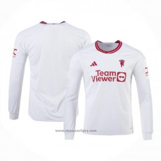 Manchester United Third Shirt Long Sleeve 2023-2024