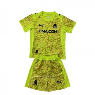 Olympique Marseille Goalkeeper Shirt Kids 2025-2026 Yellow
