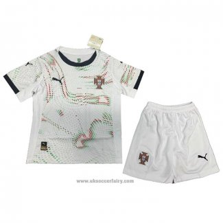 Portugal Away Shirt Kids 2025