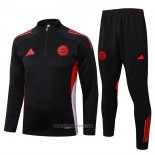 Sweatshirt Tracksuit Bayern Munich Kids 2025-2026 Black
