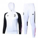 Sweatshirt Tracksuit Juventus Kids 2023-2024 White and Black