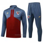 Sweatshirt Tracksuit Sao Paulo 2025-2026 Grey Red