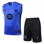 Tracksuit Barcelona Without Sleeves 2025-2026 Blue Purple