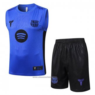 Tracksuit Barcelona Without Sleeves 2025-2026 Blue Purple