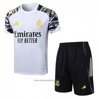 Tracksuit Real Madrid Short Sleeve 2025-2026 White - Shorts