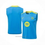 Training Shirt Barcelona Without Sleeves 2025-2026 Blue