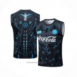 Training Shirt Napoli Without Sleeves 2025-2026 Black