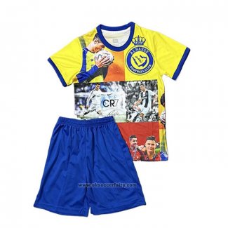 Al Nassr Ronaldo Special Shirt Kids 2025-2026