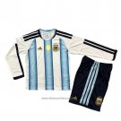 Argentina Home Shirt Long Sleeve Kids 2026