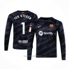 Barcelona Player Ter Stegen Goalkeeper Shirt Long Sleeve 2023-2024 Black