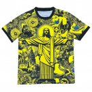 Brazil Jesus Shirt 2024-2025 Yellow