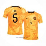 Holland Player Ake Home Shirt 2022