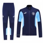Jacket Tracksuit Manchester City Kid 2025-2026 Blue