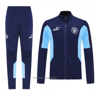 Jacket Tracksuit Manchester City Kid 2025-2026 Blue
