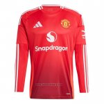 Manchester United Home Shirt Long Sleeve 2024-2025