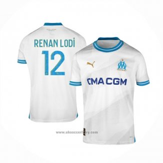 Olympique Marseille Player Renan Lodi Home Shirt 2023-2024