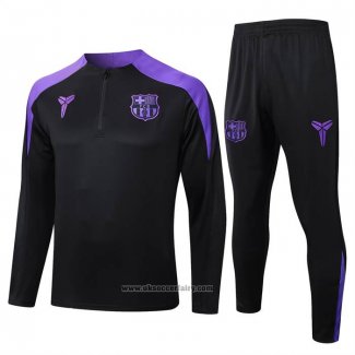 Sweatshirt Tracksuit Barcelona 2025-2026 Black Purple