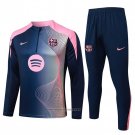 Sweatshirt Tracksuit Barcelona Kids 2025-2026 Blue Pink