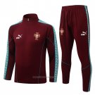 Sweatshirt Tracksuit Portugal Kids 2026-2027 Red