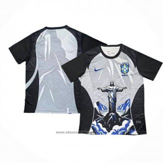 Thailand Brazil Jesus Shirt 2026 Grey Black