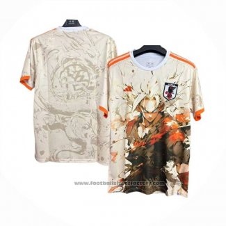Thailand Japan Samurai Shirt 2025-2026 White Orange