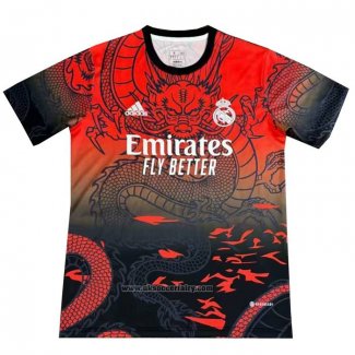 Thailand Real Madrid Dragon Shirt 2024-2025 Red