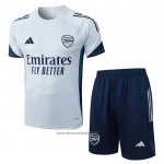 Tracksuit Arsenal Short Sleeve 2025-2026 Grey - Shorts