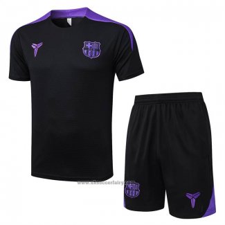 Tracksuit Barcelona Short Sleeve 2025-2026 Black - Shorts