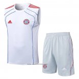 Tracksuit Bayern Munich Without Sleeves 2025-2026 White