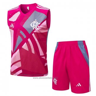 Tracksuit Flamengo Without Sleeves 2025-2026 Pink