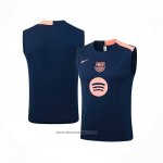 Training Shirt Barcelona Without Sleeves 2025-2026 Blue Pink