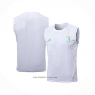 Training Shirt Juventus Without Sleeves 2025-2026 White