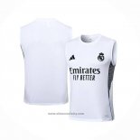 Training Shirt Real Madrid Without Sleeves 2025-2026 White