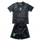 Brazil Away Goalkeeper Shirt Kids 2024