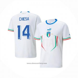 Italy Player Chiesa Away Shirt 2022