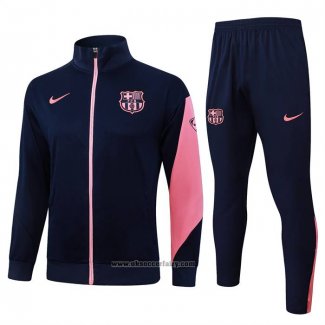 Jacket Tracksuit Barcelona 2025-2026 Blue Pink