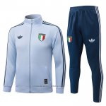 Jacket Tracksuit Italy Kids 2026-2027 Light Blue