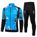Jacket Tracksuit Napoli Kids 2024-2025 Blue